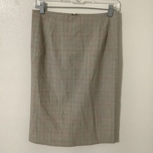 Express Y2K Plaid Office Siren English Countryside Preppy Old Money Skirt Sz 2 - Picture 1 of 8